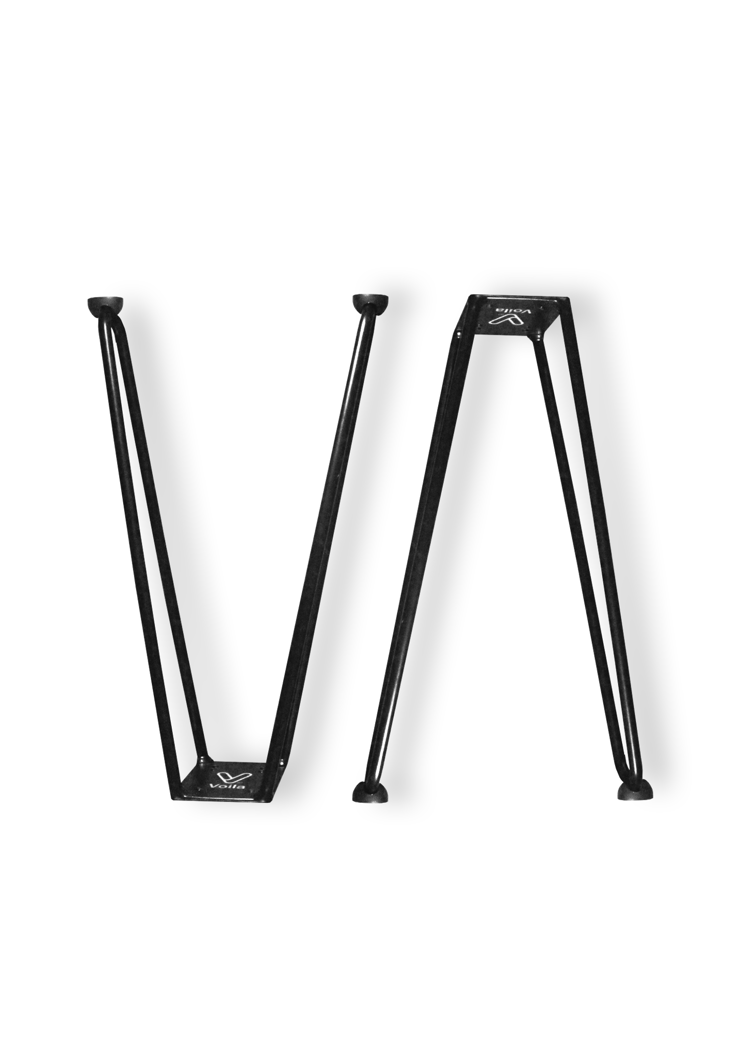 Voila skateboard legs - Zwart